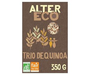ALTER ECO - Trio de Quinoa - Origine Perou - Bio & Équitable - 350 g | Sans gluten - Commerce Equitable