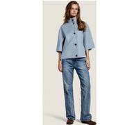 ALTER EGO Liv Wool Jacket Grey Blue Taille: M | Ponchos Outlet | Femme | Bleu