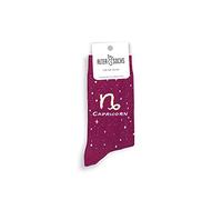 ALTER SOCKS Chaussettes amusantes | Chaussettes Zodiaque Femme & Homme | Cadeau Zodiaque | Bas Unisexe Taille 36-45, Capricorne, taille unique