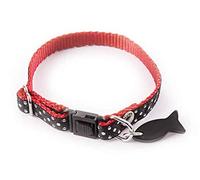Alterego Collier réglable pour Chat à Pois et Pendentif Assorti - Alter Ego - Noir*