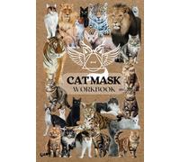Alterhuman - Cat Mask Workbook designed for Therian | Templates for Cat Mask Making | Project Planner | Blank Mask Outlines for Design, Colouring or ... | Cute Collage | Therian Community Symbol