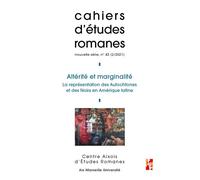 Alterite et marginalite - la representation des autochtones et des noirs en am La représentation des Autochtones et des Noirs en Amérique latine - BOYER/FRANCISCO - Publication Universite Provence - b