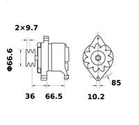 Alternateu MAHLE MG 58