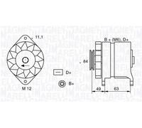 Magneti Marelli 063321044010 Alternateur