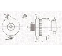 Magneti Marelli Alternateur 063731899010 – Opel Astra 1.7