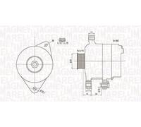 MAGNETI MARELLI 063732112010 Alternateur