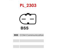 Alternateur avec poulie A0909(BOSCH)PR AS-PL pour BMW PEUGEOT