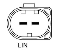Alternateur avec poulie débrayable 0 986 083 130 BOSCH pour VW SKODA