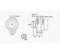MAGNETI MARELLI 063731811010 Alternateur