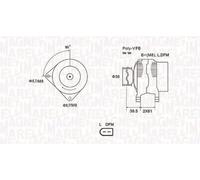 MAGNETI MARELLI 063731912010 Alternateur