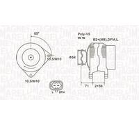Alternateur MAGNETI MARELLI 063731973010