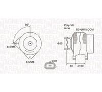 MAGNETI MARELLI 063731974010 Alternateur