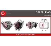Alternateur avec poulie débrayable CAL32111AS CASCO pour KIA HYUNDAI