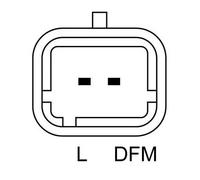 Bosch Alternateur 0 986 080 330 avec poulie d'entraînement multiple pour Renault