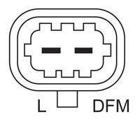 Alternateur avec poulie d'entraînement multiple 0 986 083 580 BOSCH pour OPEL