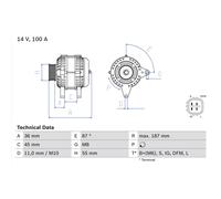 BOSCH 0 986 046 120 Alternateur
