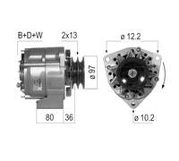 Serrure de coffre 660231 ERA