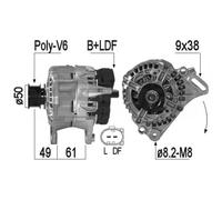 Alternateur EB1146S LRA02360 AAK 5703 CA 1815 IR 23360N 036 903 024 E 301815RIV