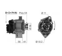 Alternateur EB452Q 063341896010 A 0 002 801 V0 05 AX6096 CAL30132RS 27-3907
