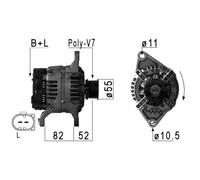Alternateur EB868Q CAL10239AS 8EL 738 064-001 LRA02342 301700RID DRB6060X A0411