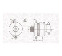 Alternateur MAGNETI MARELLI 063731900010