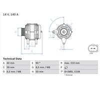 Alternateur Pour AUDI A4 A4 Allroad A5 Q5
