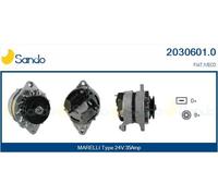 Alternateur SANDO MPN 2030601.0 24V 35A avec Régulateur Intégré, Sans Poulie