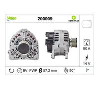 Alternateur VALEO 200009