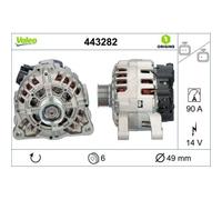 Alternateur Valeo 443282 Valeo Origins Technologie D'origine pour Citroën