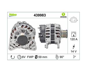 Alternateur VALEO ORIGINS NEW VALEO 439983