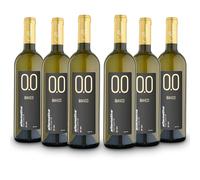 ALTERNATIVA Blanc Sec Sans Alcool 0.0% - Pack de 6 Bouteilles de 750 ml - Désalcoolisé Italien Premium Sans Alcool - Idéal pour Fêtes, Célébrations et Cadeaux