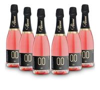 ALTERNATIVA Rosé Sec Mousseux Sans Alcool 0.0% - Pack de 6 Bouteilles de 750 ml - Bulles Italiennes Désalcoolisé Premium - Idéal pour Célébrations et Cadeaux