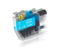 Alternative à Brother LC-421 C Cartouche d'encre, cyan