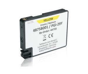 Alternative à Canon 4875B001 / PGI-29Y Cartouche d'encre, jaune
