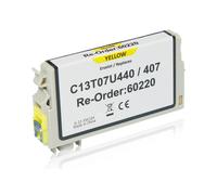 Alternative à Epson C13T07U440 / 407 Cartouche d'encre, jaune