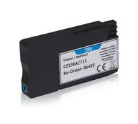 Alternative à HP CZ130A / 711 Cartouche d'encre, cyan