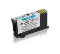 Alternative à Lexmark 14N1093E / 100XLA Cartouche d'encre, cyan