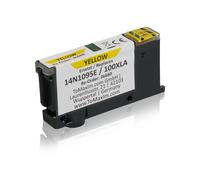 Alternative à Lexmark 14N1095E / 100XLA Cartouche d'encre, jaune