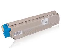 Alternative à OKI 43487709 / C8600 Cartouche toner, jaune