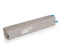 Alternative à OKI 43487711 / C8600 Cartouche toner, cyan