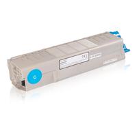 Alternative à OKI 44315307 / C610 Cartouche toner, cyan