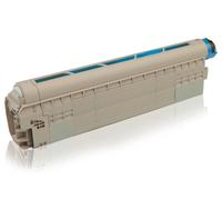 Alternative à OKI 44844615 / C822 Cartouche toner, cyan