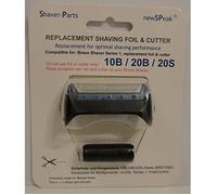 Shaver-Parts Combi-pack FreeControl adaptable pour Braun 10B/20B/20S