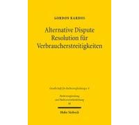 Alternative Dispute Resolution Für Verbraucherstreitigkeiten