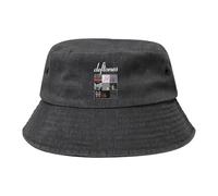 Alternative Metal Band Chapeau Bob Denim Lavé - Casquette Vintage Musique Rock - Accessoire Streetwear Été Fans Concert - Mode Homme Femme Cadeau