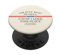 Alternative positive Mad As Hell PopSockets PopGrip Adhésif
