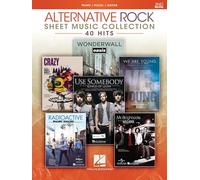 Alternative Rock Sheet Music Collection. Piano, Voix & Guitare.