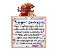 Alternative Sentiments - Kit de survie pour manager - Cadeau fantaisie amusant et carte de vœux, Père Noël secret