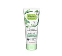 Alterra Gel d'aloe vera bio & Quitte bio 50 ml pour peaux sèches et sensibles, avec quitte bio, hydrate et apaise la peau, cosmétique naturel certifié végétalien