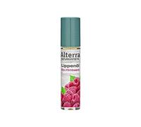 Alterra Huile à lèvres 02 framboise bio - Soin intensif - 7 ml - Avec extrait de graines de framboise bio, huile d'amande et huile de pépins de raisin - Végétalien - Sans gluten - Cosmétique naturel